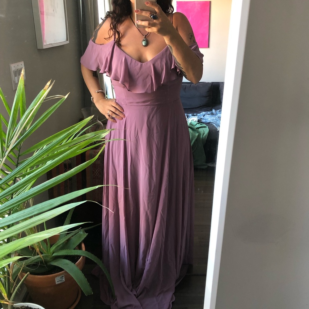 Lavender Levkoff Bridesmaid Dress